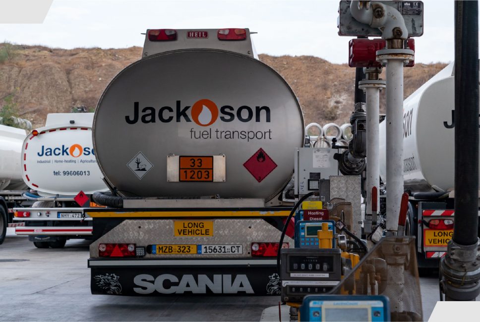 Jackoson HQ truck back side Fuel oil